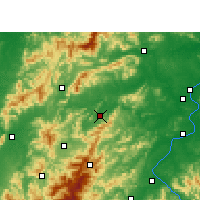 Nearby Forecast Locations - Yongxin - Kaart