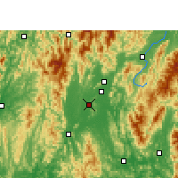Nearby Forecast Locations - Lingui - Kaart