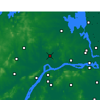 Nearby Forecast Locations - Liuhe/JSU - Kaart