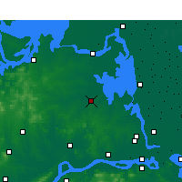 Nearby Forecast Locations - Tianchang - Kaart