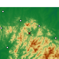 Nearby Forecast Locations - Nanxi - Kaart