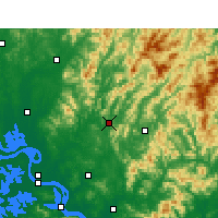 Nearby Forecast Locations - Luotian - Kaart