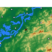 Nearby Forecast Locations - Dongzhi - Kaart