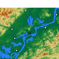 Nearby Forecast Locations - Anqing - Kaart