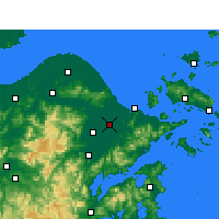 Nearby Forecast Locations - Ningbo - Kaart