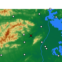 Nearby Forecast Locations - Anyi - Kaart