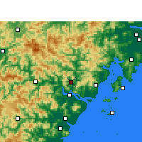 Nearby Forecast Locations - Yongjia - Kaart