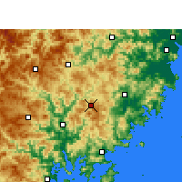 Nearby Forecast Locations - Zherong - Kaart