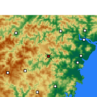 Nearby Forecast Locations - Wencheng - Kaart