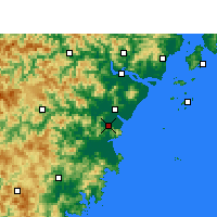 Nearby Forecast Locations - Pingyang - Kaart