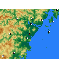 Nearby Forecast Locations - Rui'an - Kaart