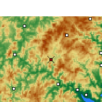 Nearby Forecast Locations - Gutian - Kaart
