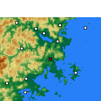Nearby Forecast Locations - Fuqing - Kaart
