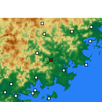 Nearby Forecast Locations - Nan'an - Kaart