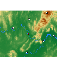 Nearby Forecast Locations - Wuxuan - Kaart