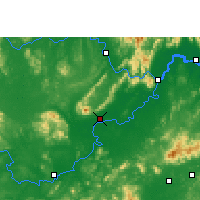 Nearby Forecast Locations - Guigang - Kaart