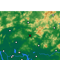 Nearby Forecast Locations - Conghua - Kaart