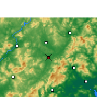 Nearby Forecast Locations - Wuhua - Kaart
