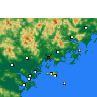 Nearby Forecast Locations - Raoping - Kaart