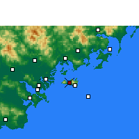 Nearby Forecast Locations - Nan'ao - Kaart