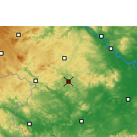 Nearby Forecast Locations - Daxin - Kaart