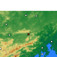 Nearby Forecast Locations - Shangsi - Kaart