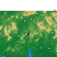 Nearby Forecast Locations - Luchuan - Kaart
