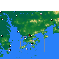 Nearby Forecast Locations - Shenzhen - Kaart