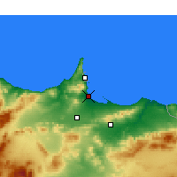 Nearby Forecast Locations - Al Aâroui - Kaart