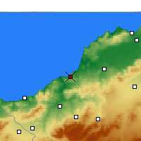 Nearby Forecast Locations - Béni Saf - Kaart