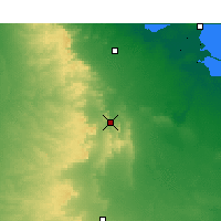 Nearby Forecast Locations - Tataouine - Kaart