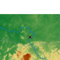 Nearby Forecast Locations - Kédougou - Kaart