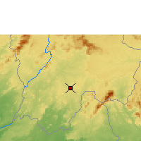 Nearby Forecast Locations - Nzérékoré - Kaart