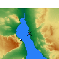 Nearby Forecast Locations - Ras Sedr - Kaart