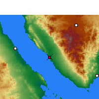 Nearby Forecast Locations - El-Tor - Kaart