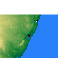 Nearby Forecast Locations - Mombassa - Kaart