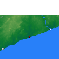 Nearby Forecast Locations - San-Pédro - Kaart