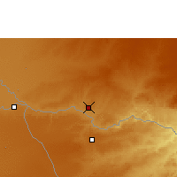 Nearby Forecast Locations - Livingstone - Kaart