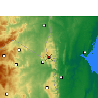 Nearby Forecast Locations - Lomahasha - Kaart