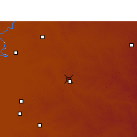 Nearby Forecast Locations - Kroonstad - Kaart