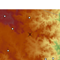 Nearby Forecast Locations - Vryheid - Kaart