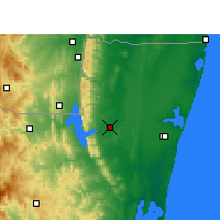 Nearby Forecast Locations - Makatini - Kaart