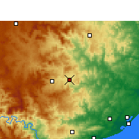 Nearby Forecast Locations - Ulundi - Kaart