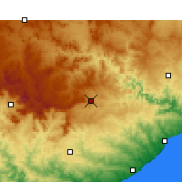 Nearby Forecast Locations - Döhne - Kaart