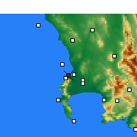 Nearby Forecast Locations - Tafelbaai - Kaart