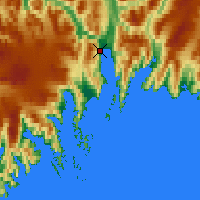 Nearby Forecast Locations - Seward - Kaart