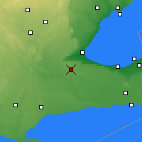 Nearby Forecast Locations - Hamilton - Kaart