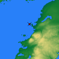 Nearby Forecast Locations - Ferolle Point - Kaart