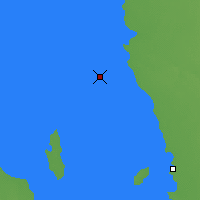 Nearby Forecast Locations - George Island - Kaart