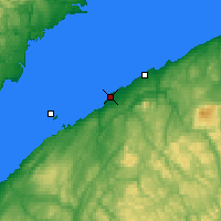 Nearby Forecast Locations - Pointe-au-Père - Kaart